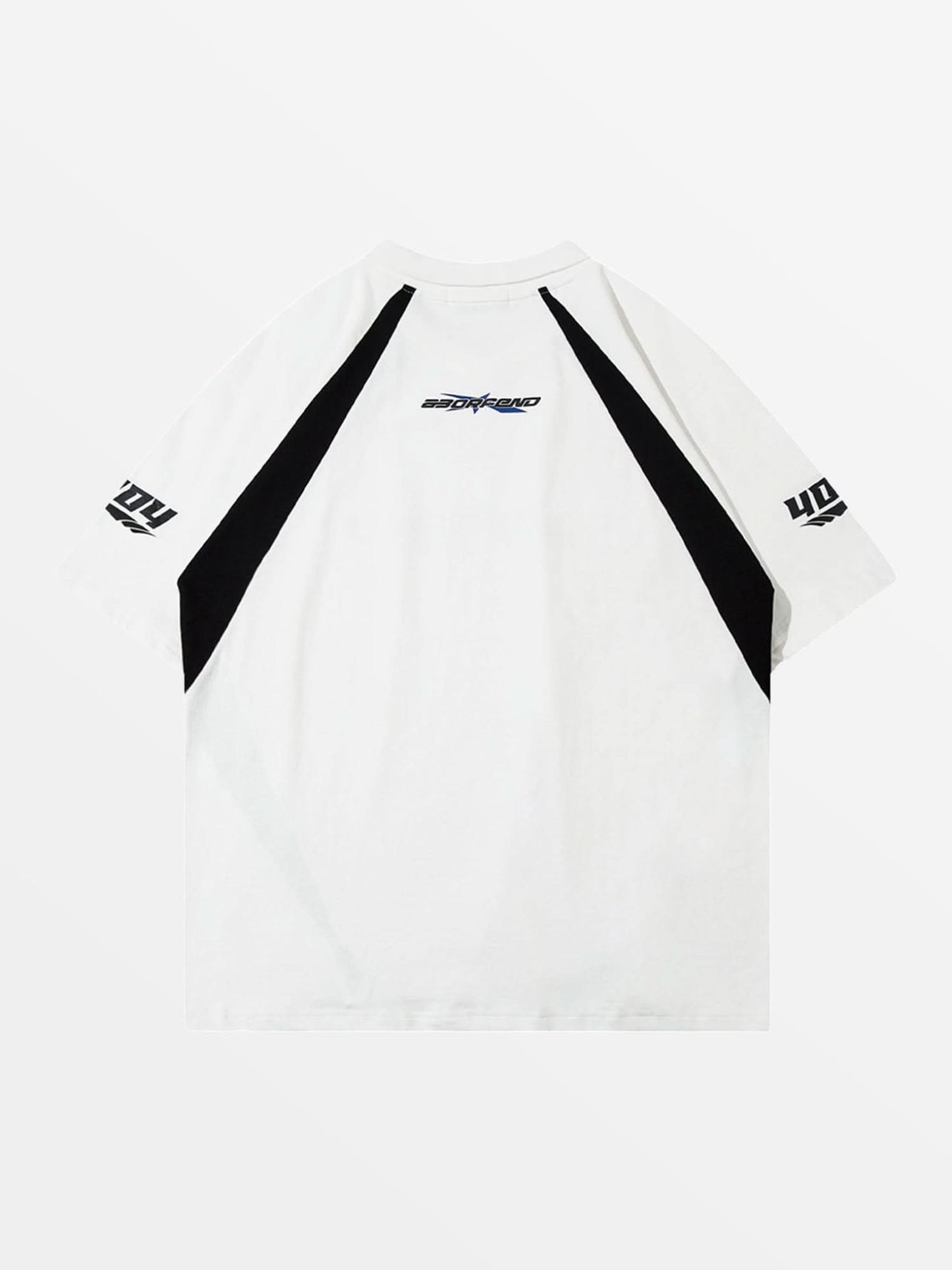 LUW "Solbalbis" Arc-Cut Tee - Luxury Heavyweight Wide-Sleeve Streetwear T-Shirt