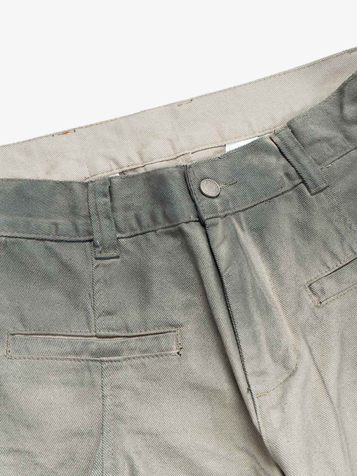 Retro Dirty Dye Baggy Pants - 2468