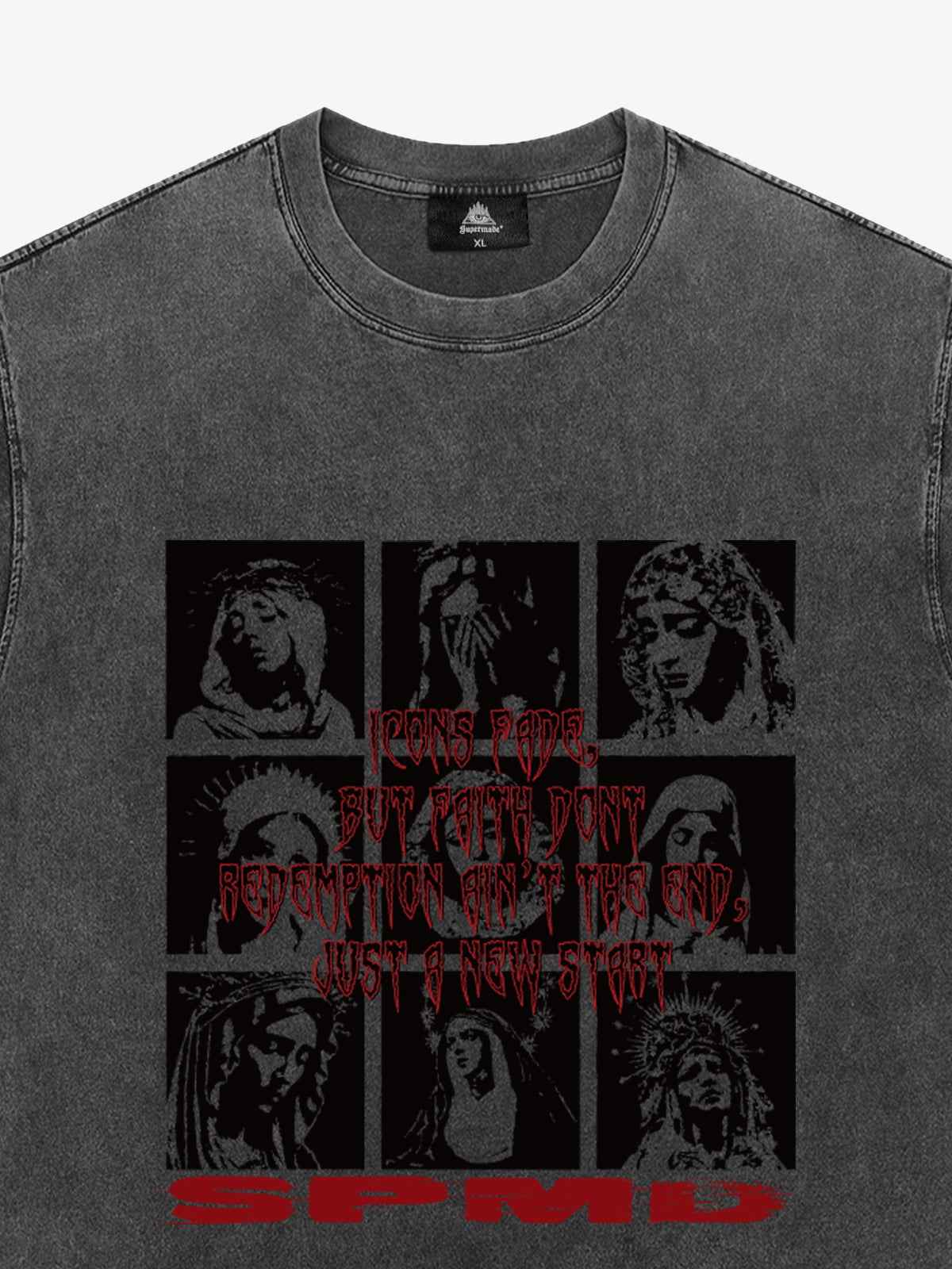 Original Saint Slogan Graphic T-Shirt