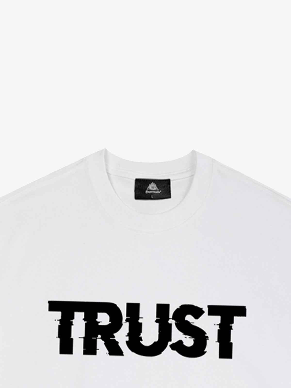 Original ”Trust is a Bullet“ Graphic Slogan T-Shirt