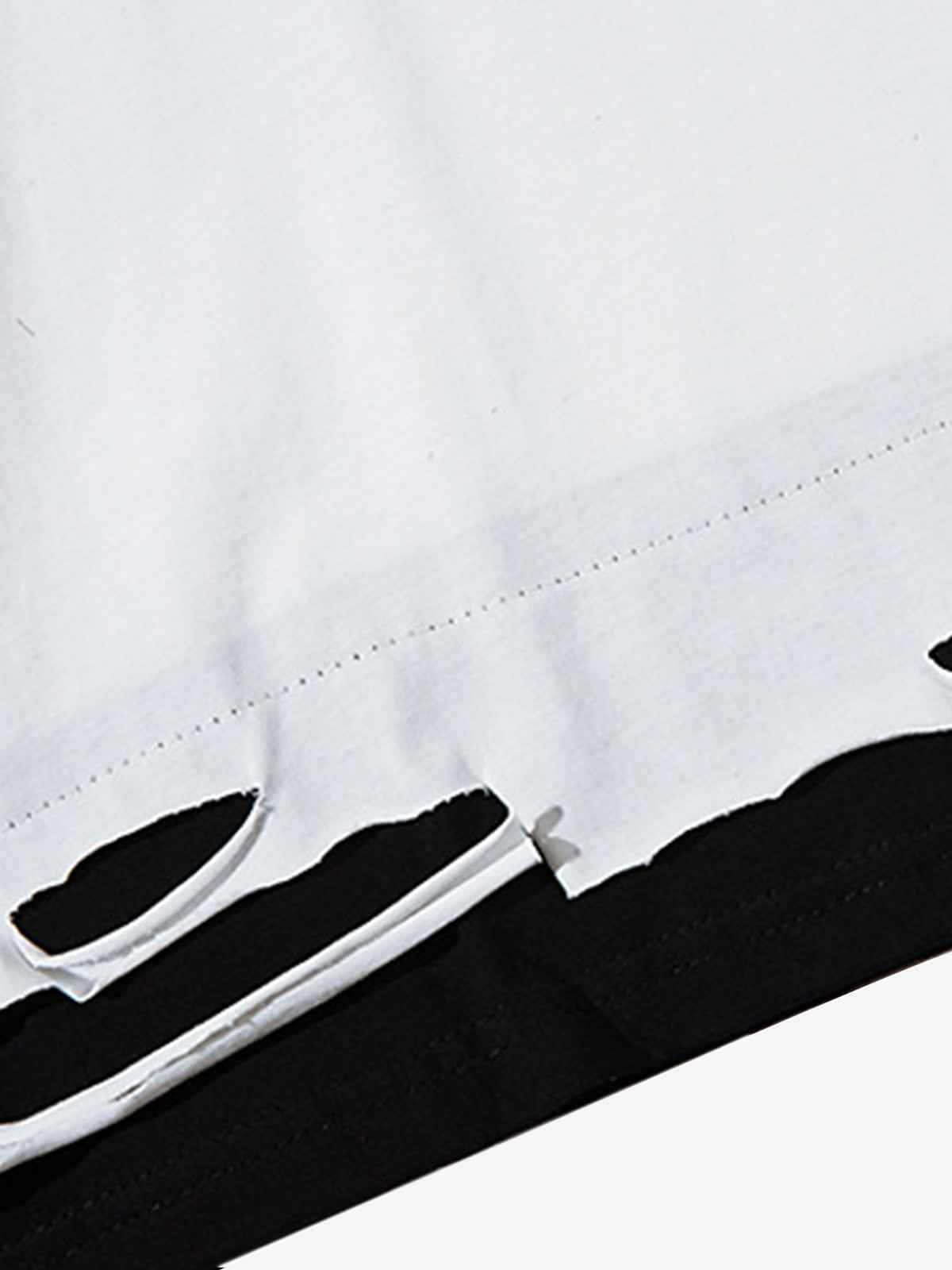 Graphic Letter Chain Vest