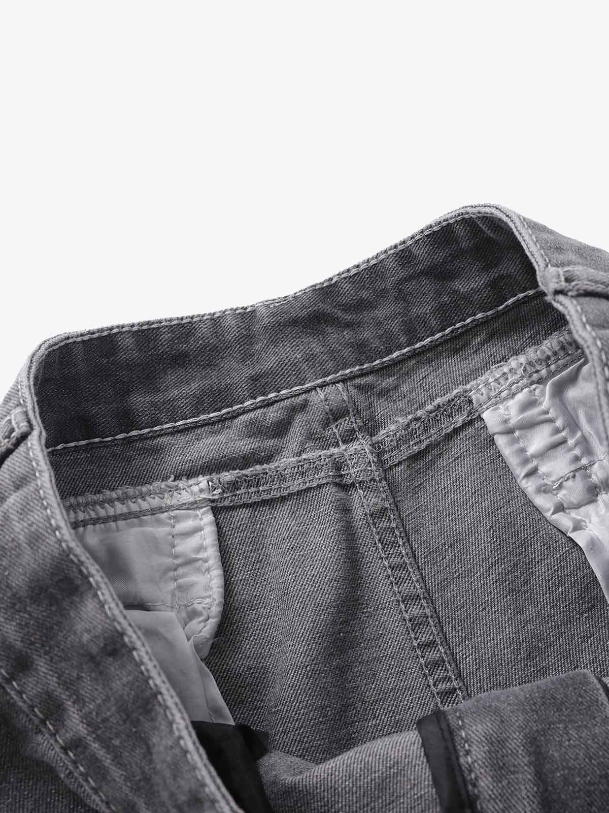 Washed Gradient Flared Jeans