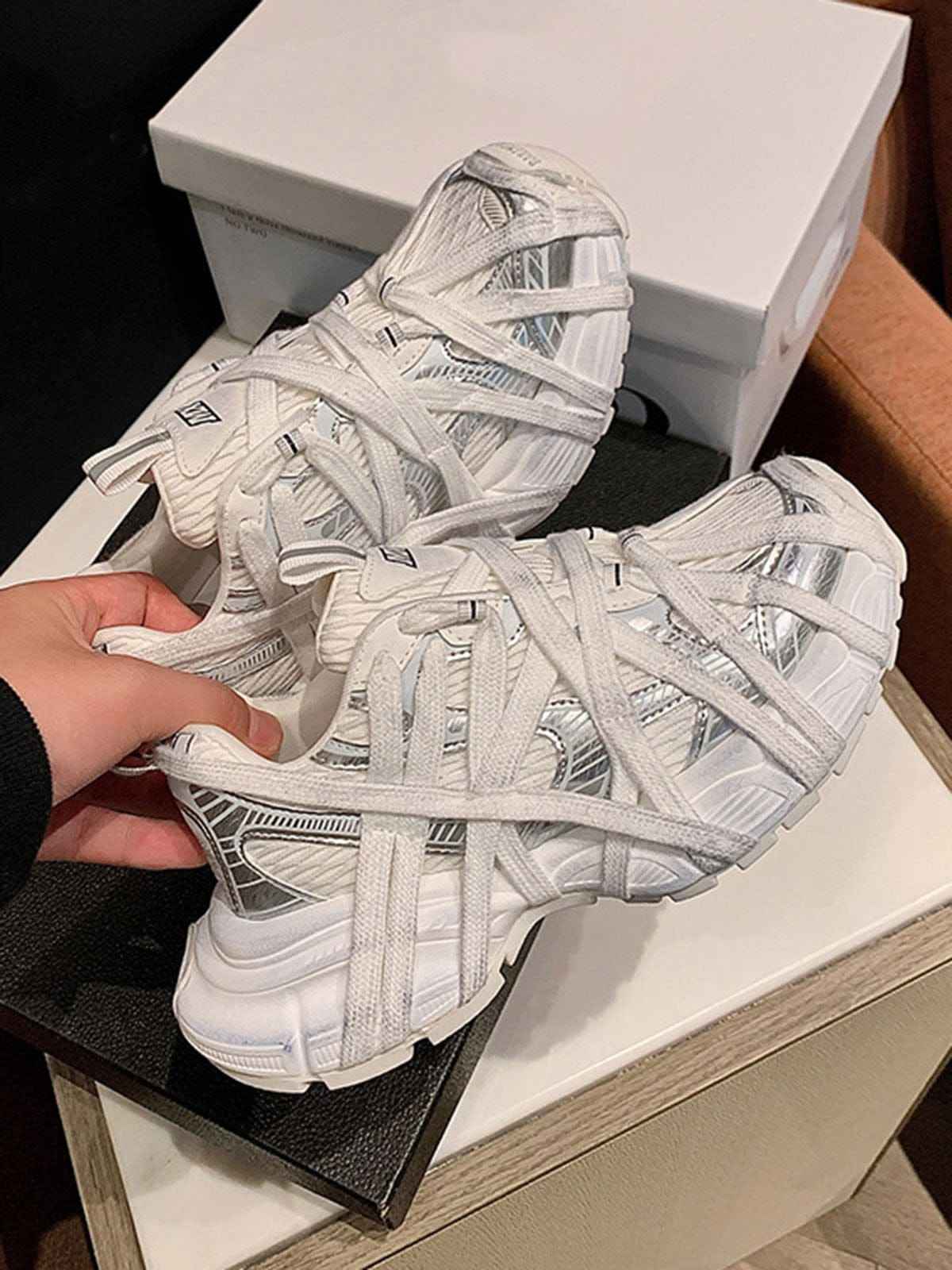 Sneakers High Street Lace