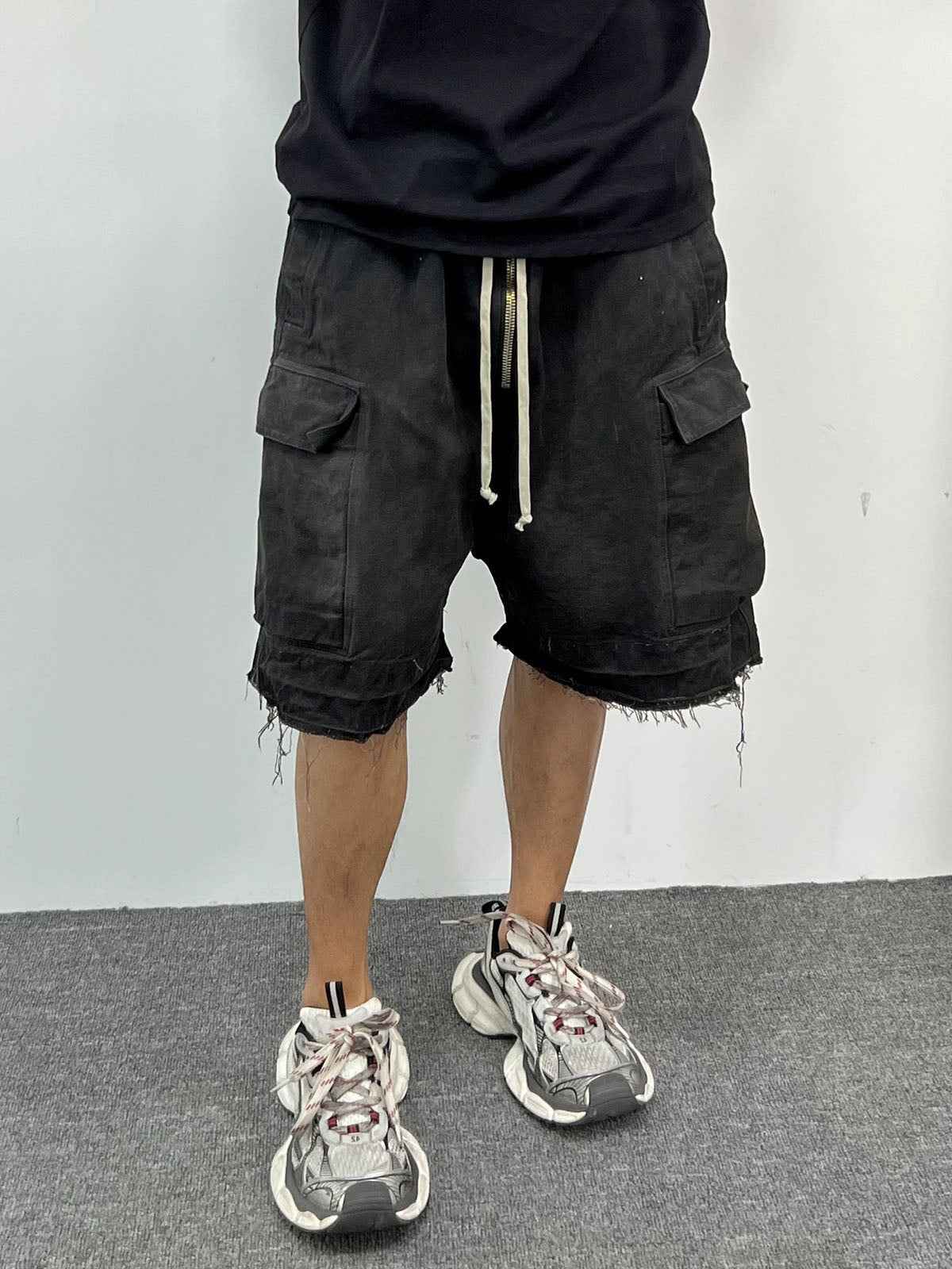 Street RO Washed Denim Cargo Jort