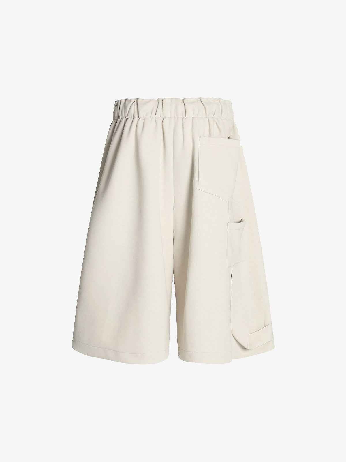 Side Pockets Drawstring Waist Casual Jorts