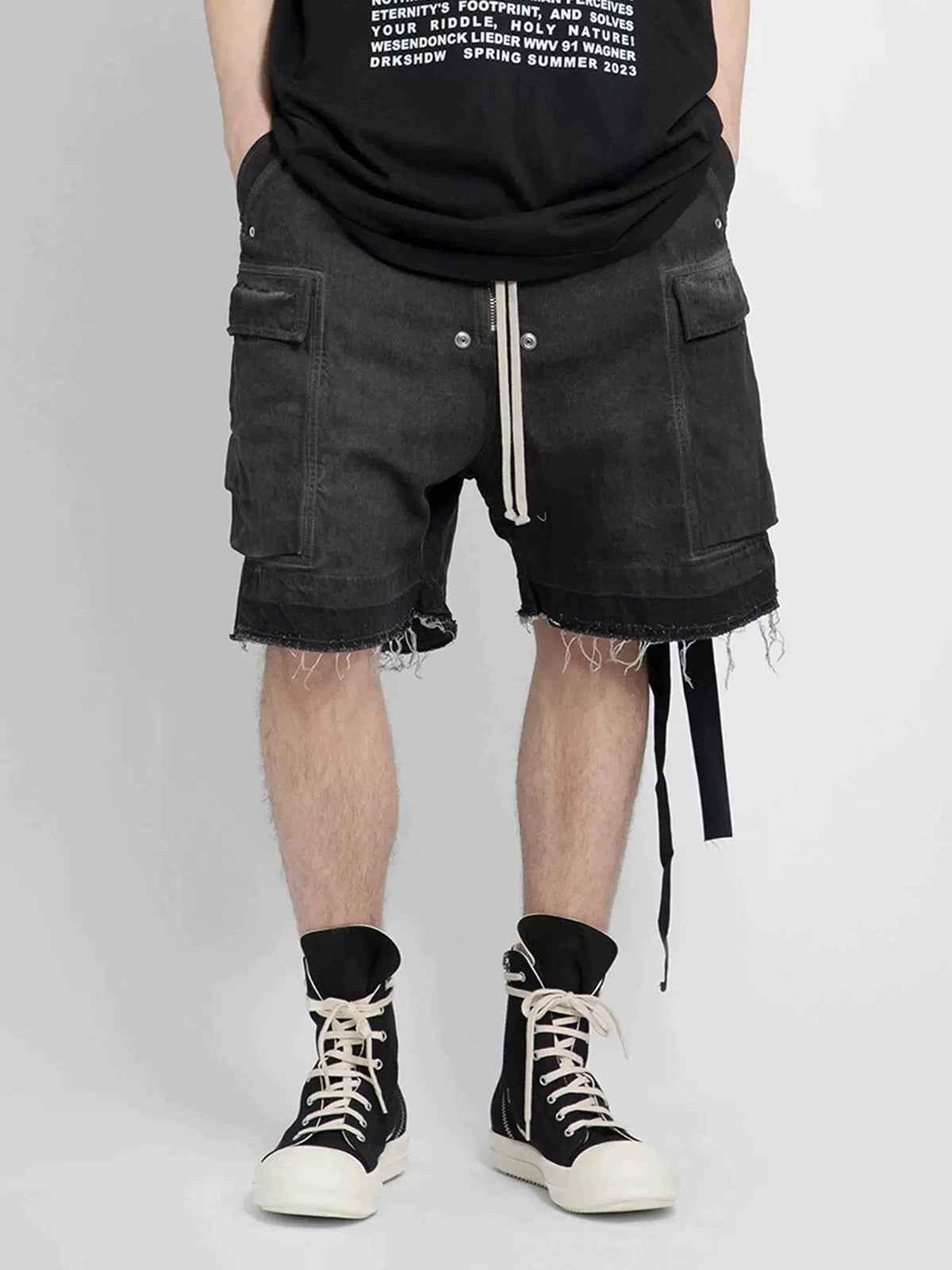 Street RO Washed Denim Cargo Jort