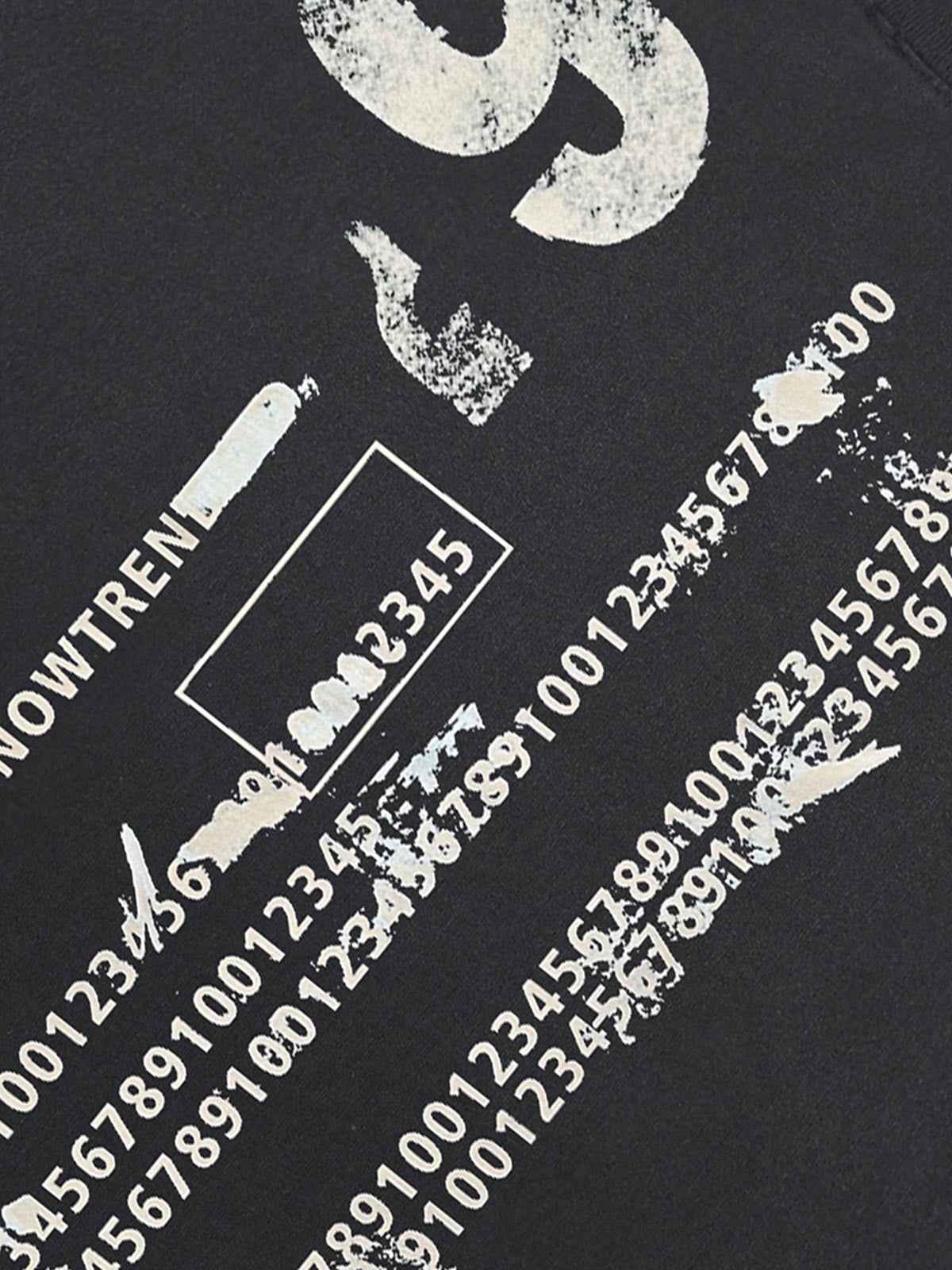 Distressed Digital Print T-shirt