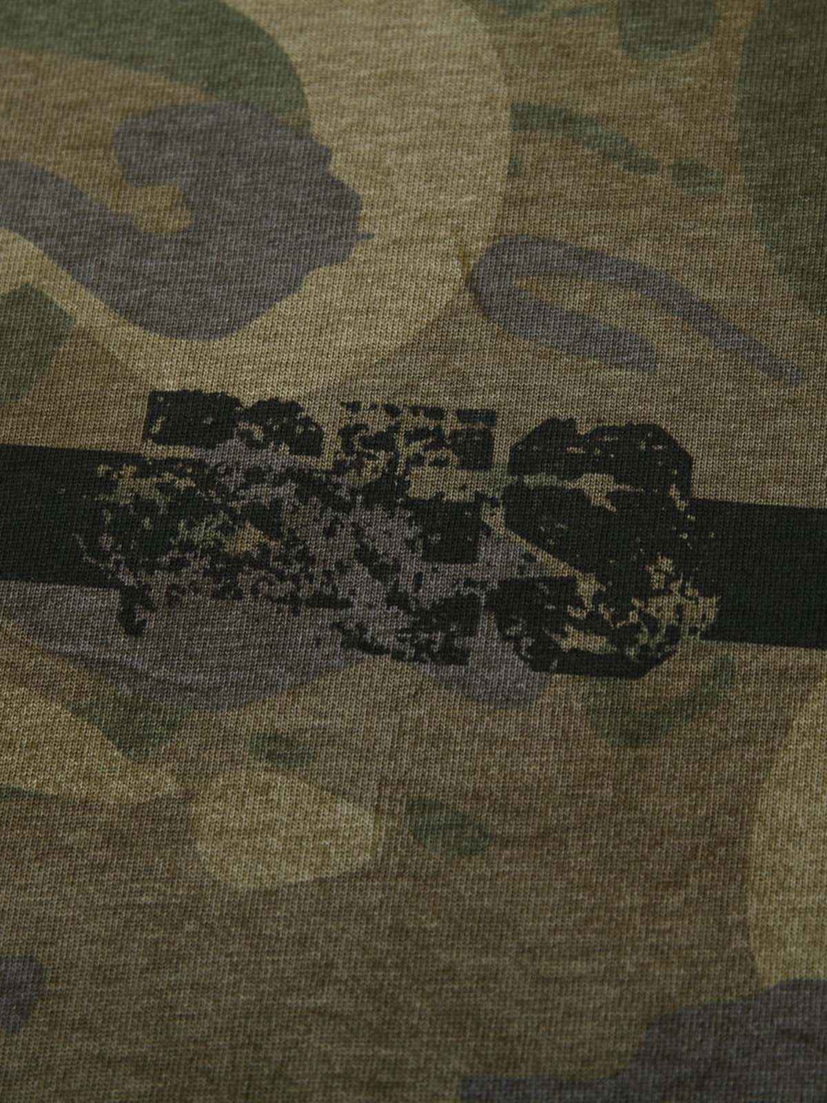 Long Sleeve Camo Splice