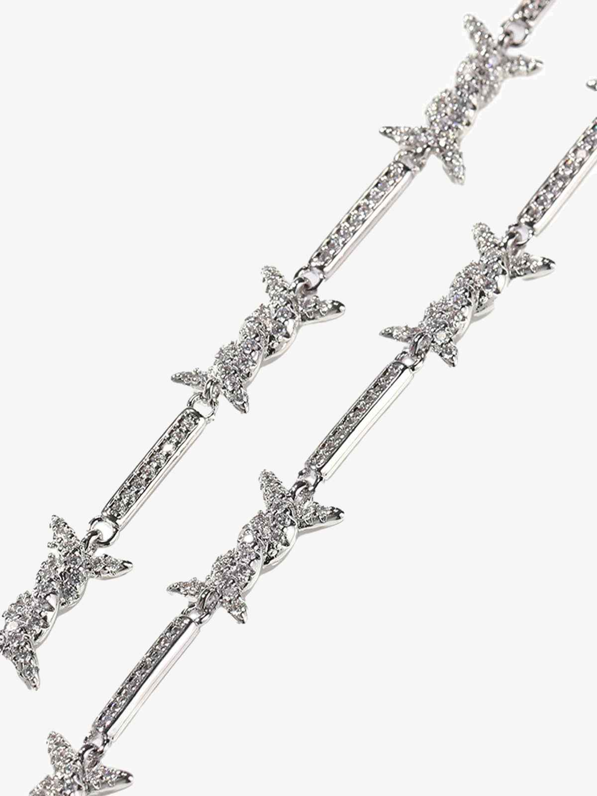 Zircon Thorn Copper Necklace