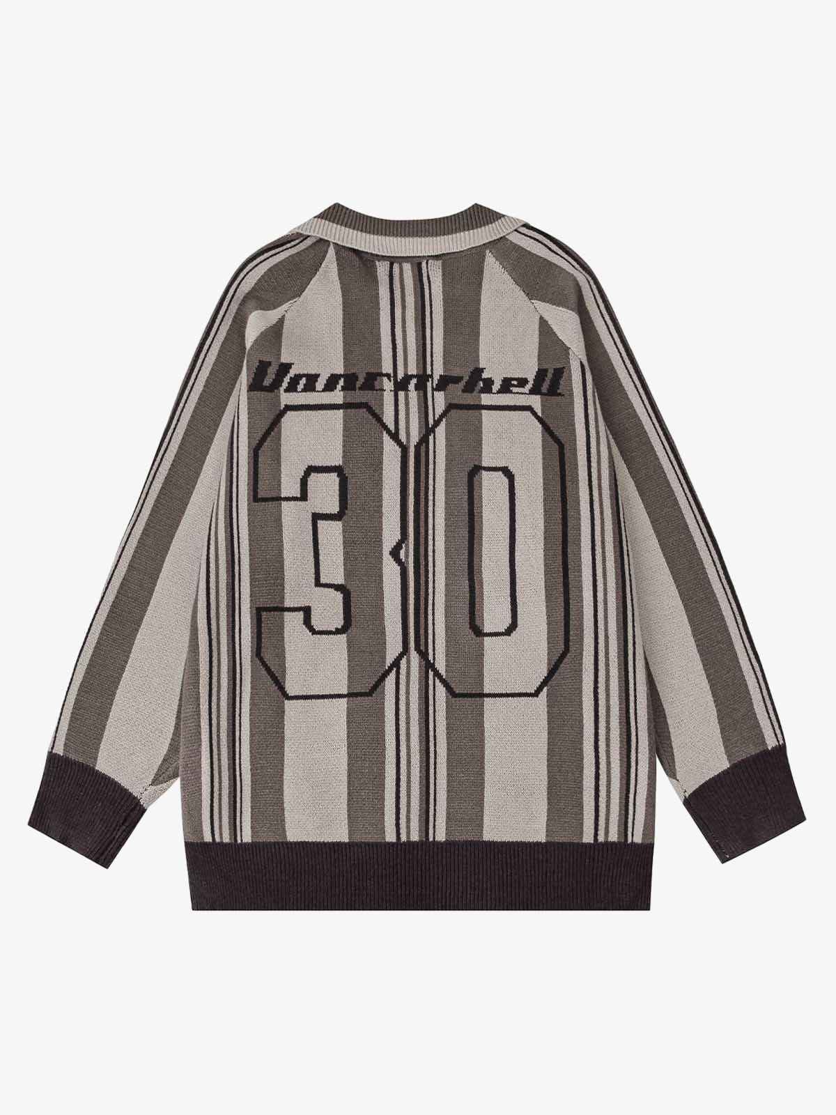 Sweat Striped Embroidery