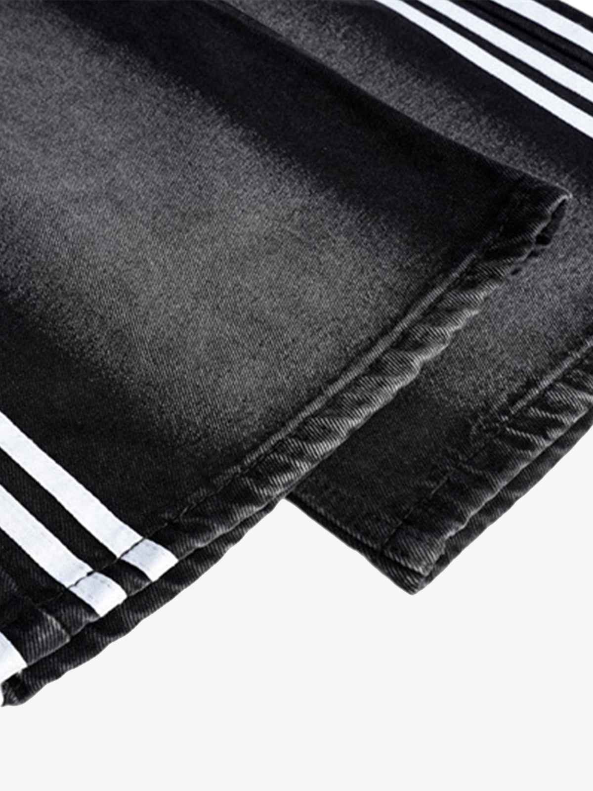 Street Stripe Paneled Work Jeans