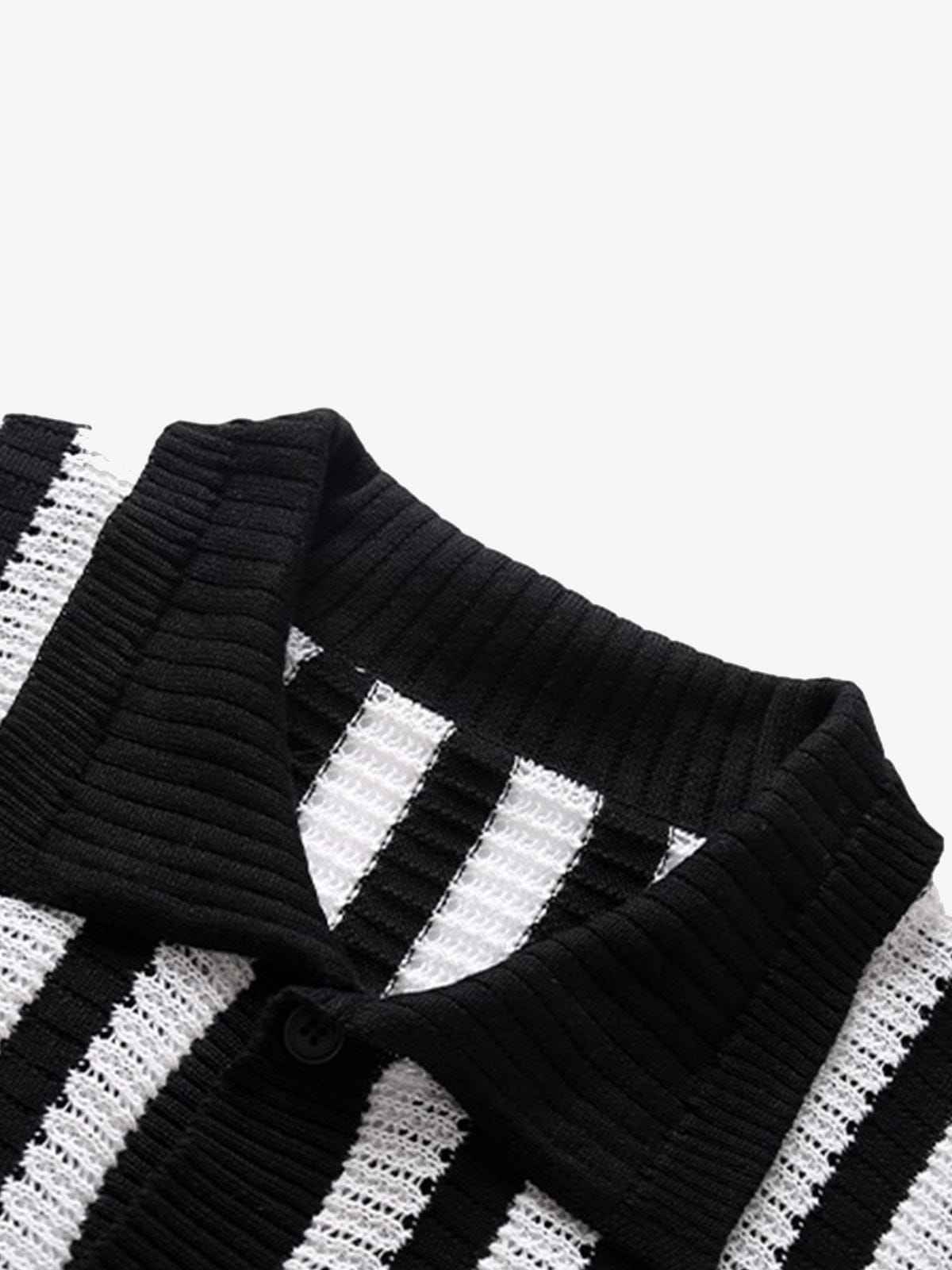 Polo Shirt Cardigan