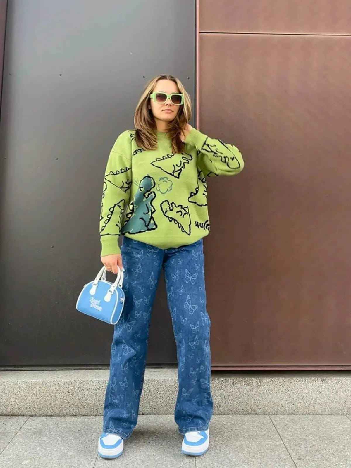 Sweat Dinosaur Print