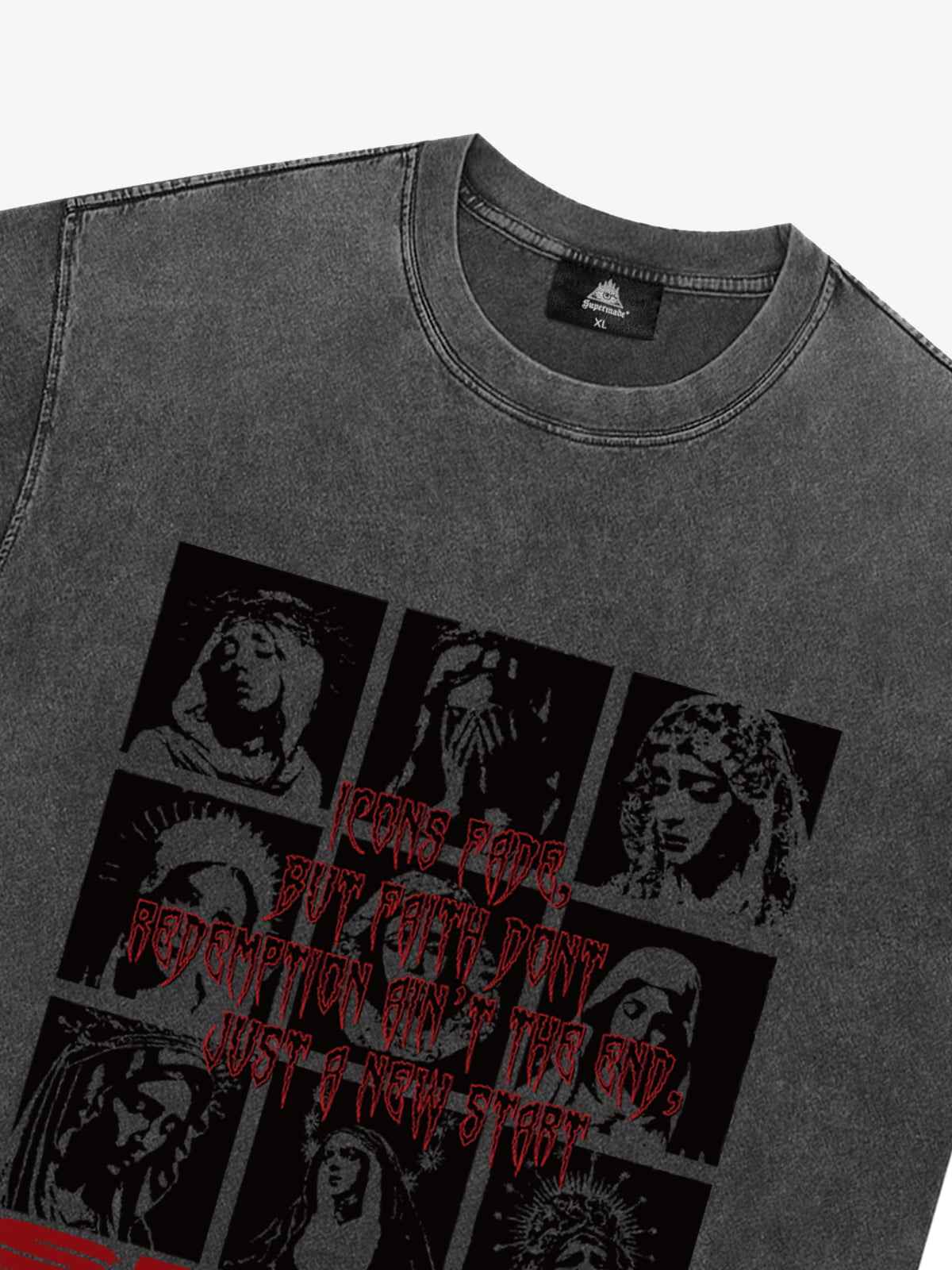 Original Saint Slogan Graphic T-Shirt