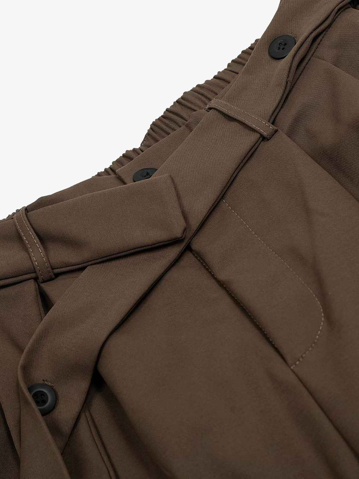 Pleated Belted Machete Track Pants