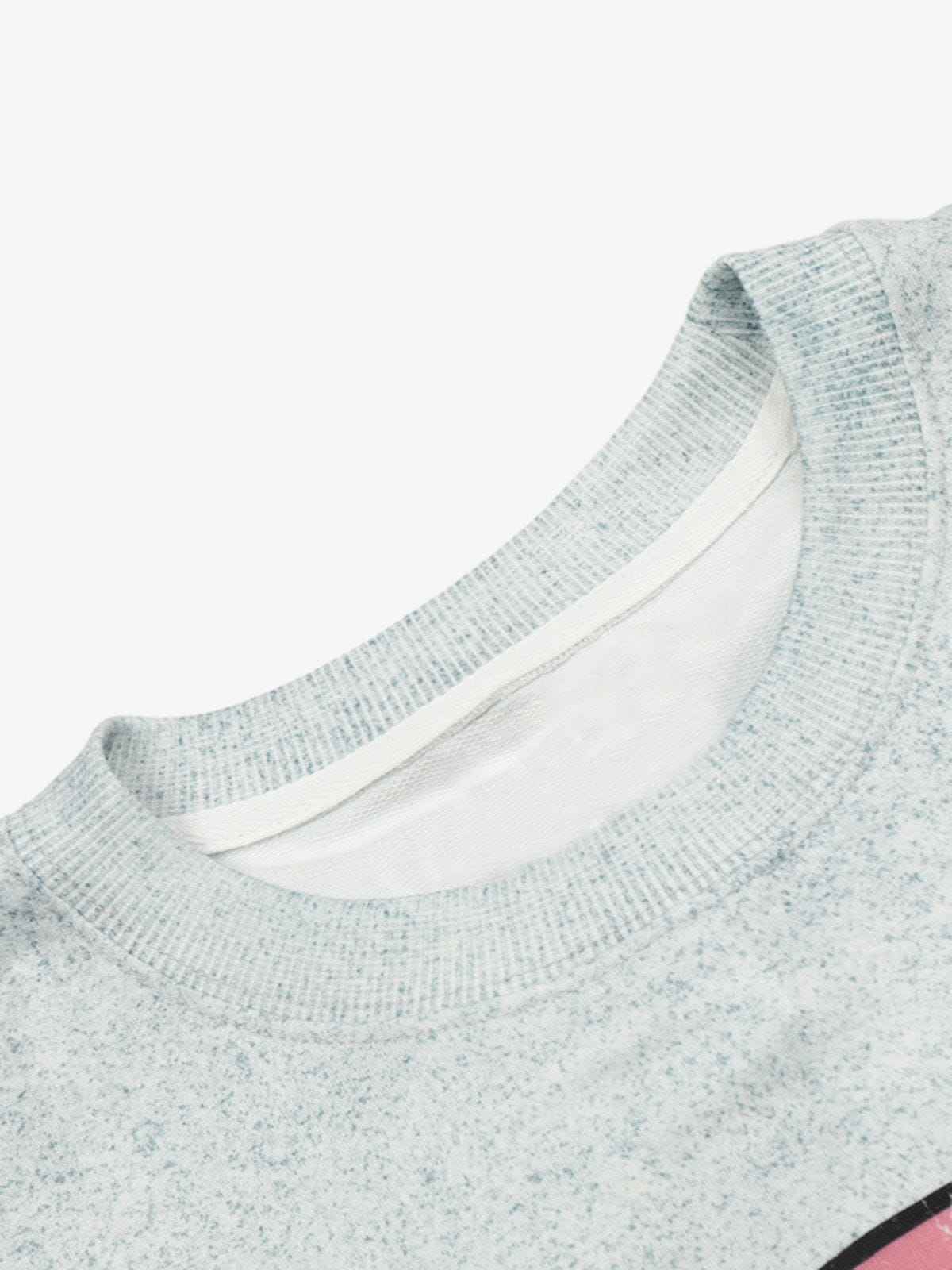 Long Sleeve Washed Lettering