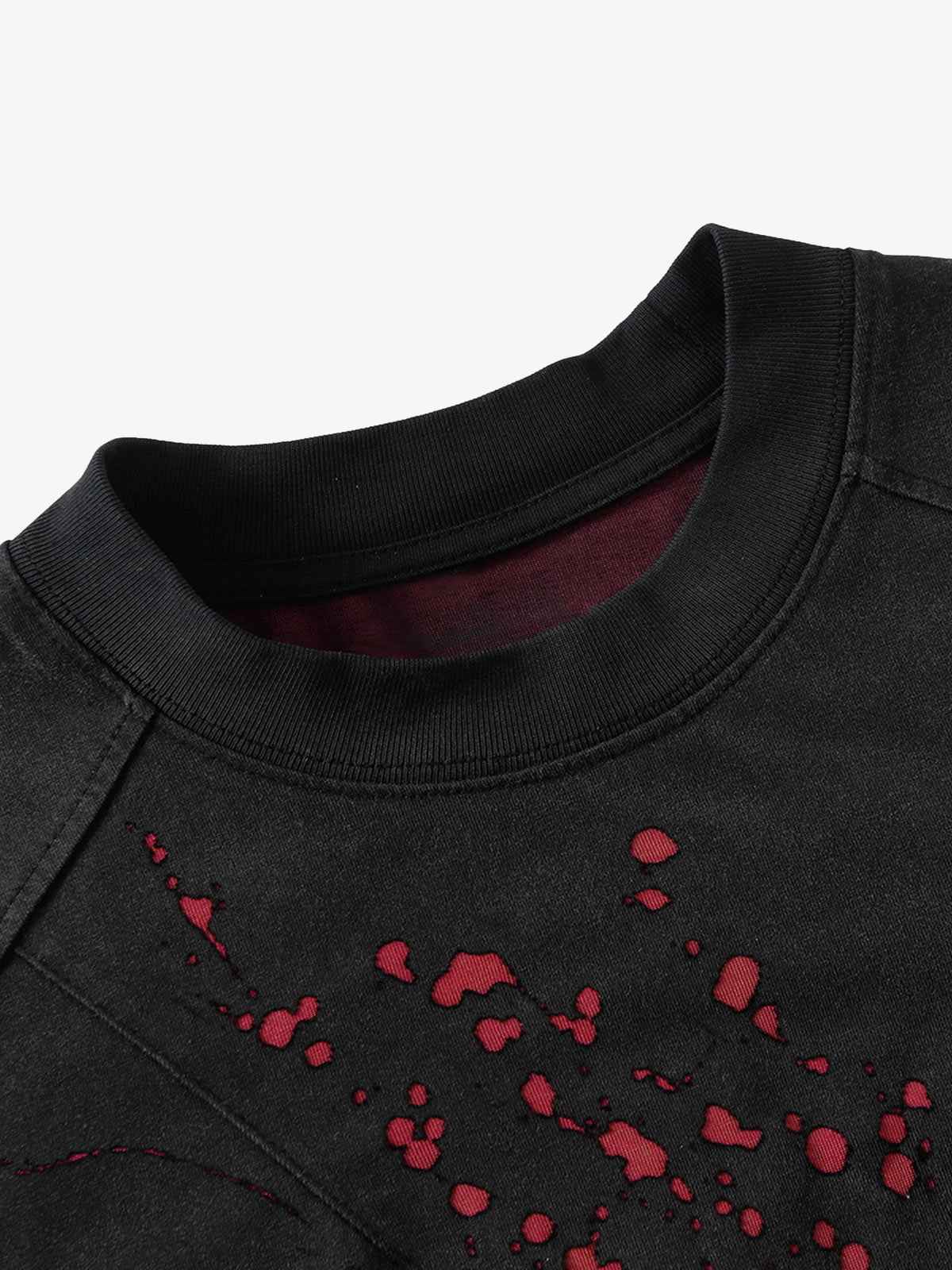 Vintage Washed Dot Spray T-Shirt
