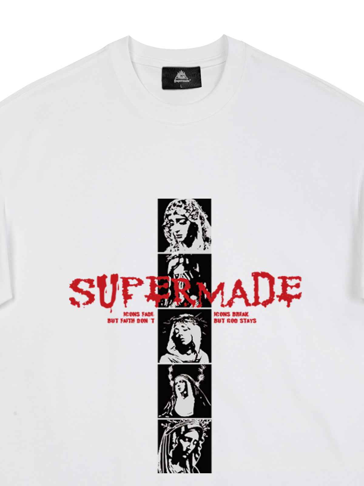 Mary Vintage-Inspired Graphic Design T-Shirt