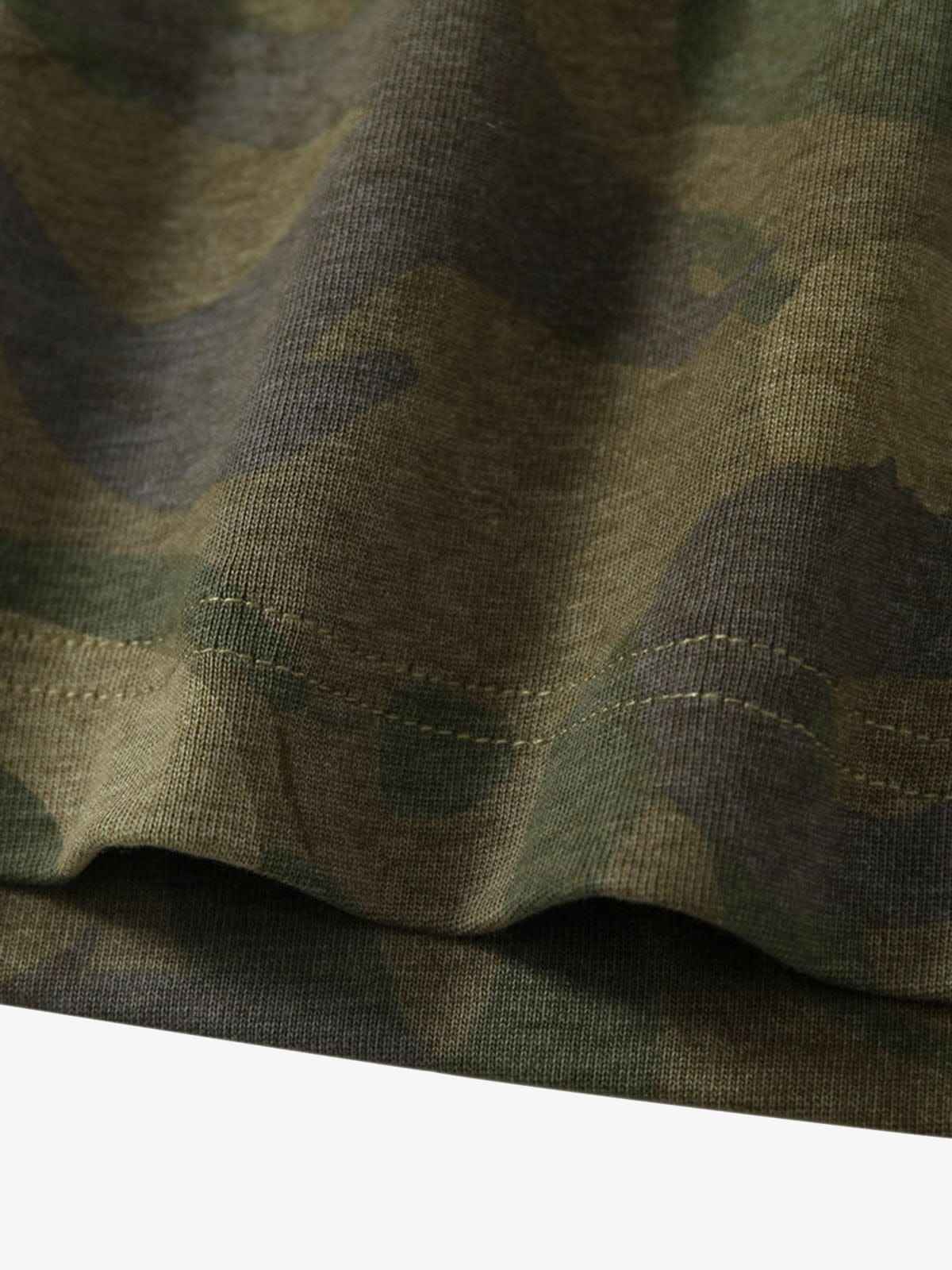 Long Sleeve Camo Splice