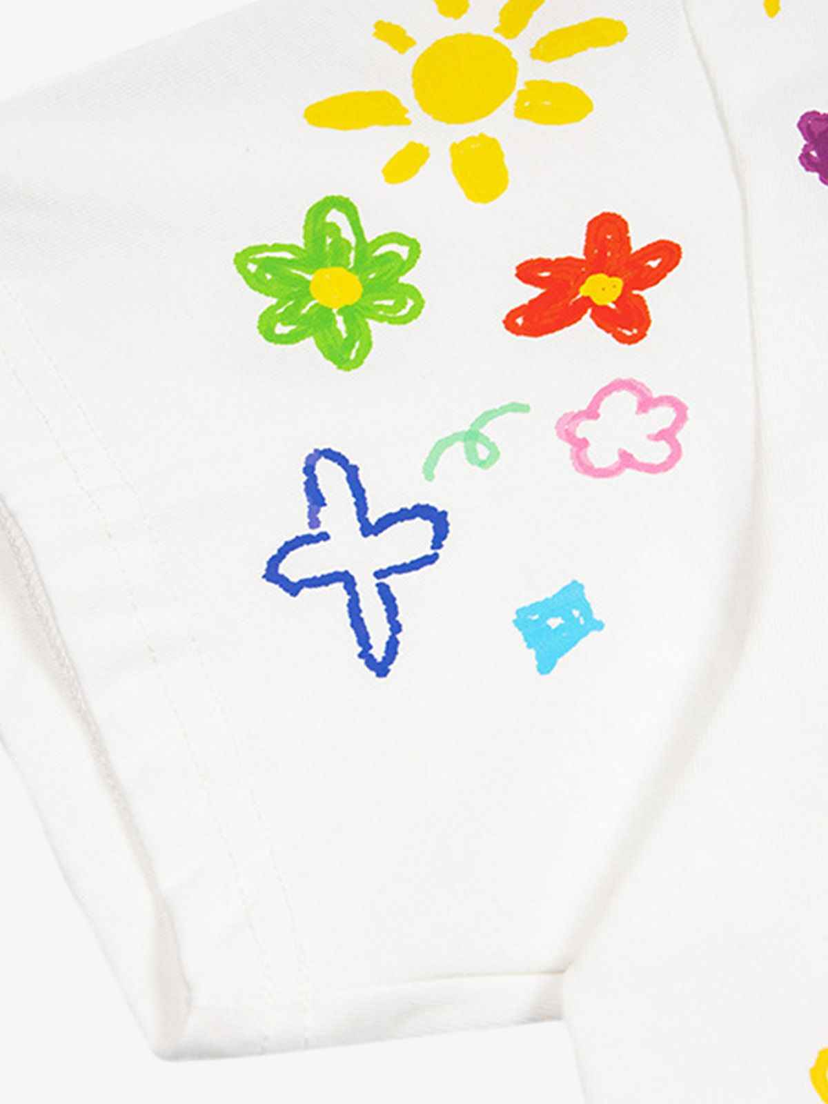 Retro Graffiti Hand-Painted T-Shirt