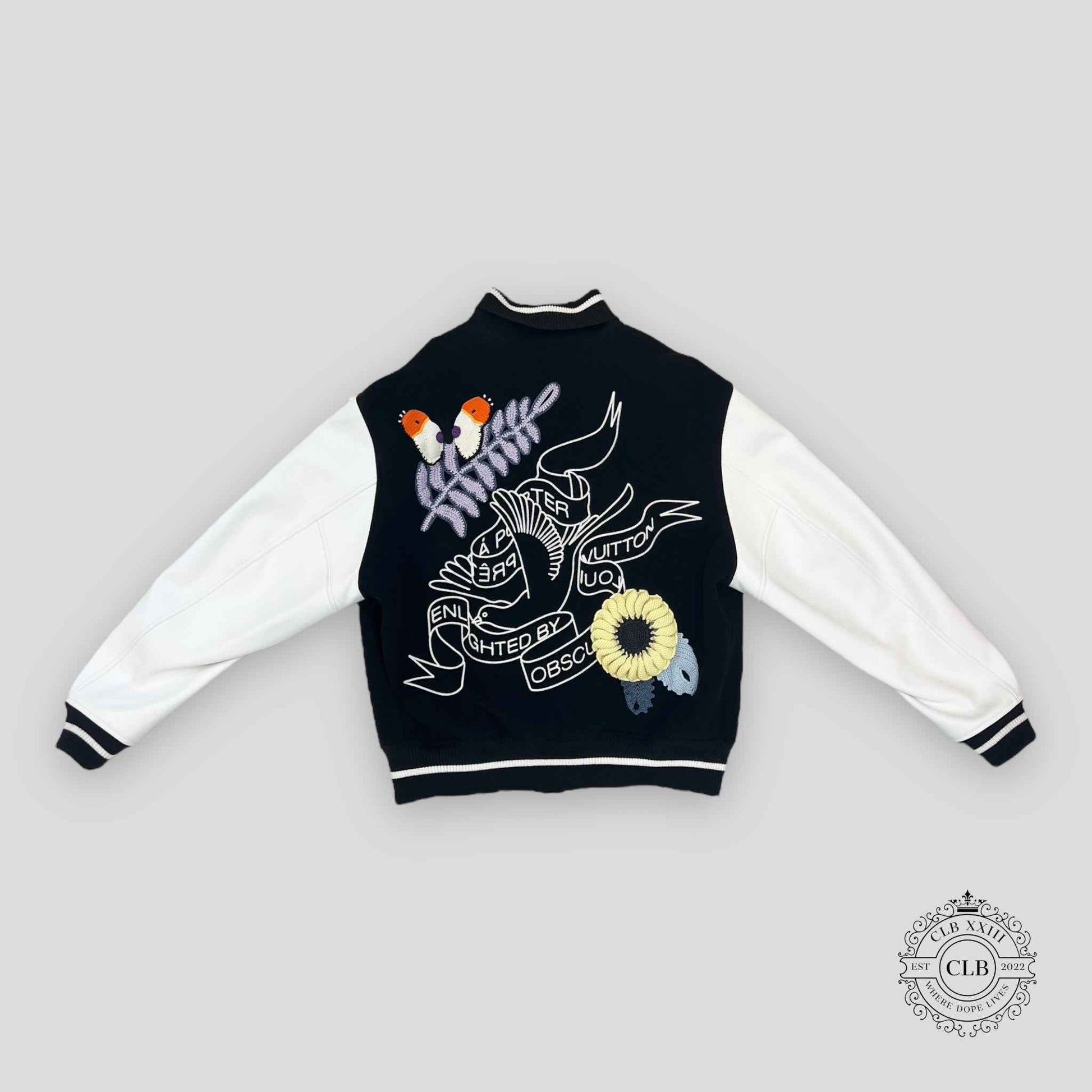 Louis Vuitton Crochet Flowers Varsity Jacket