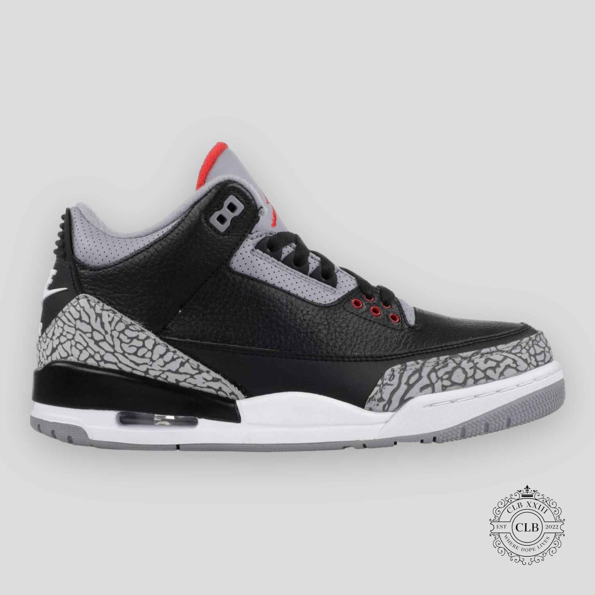 AIR JORDAN 3 RETRO "BLACK CEMENT" 2018