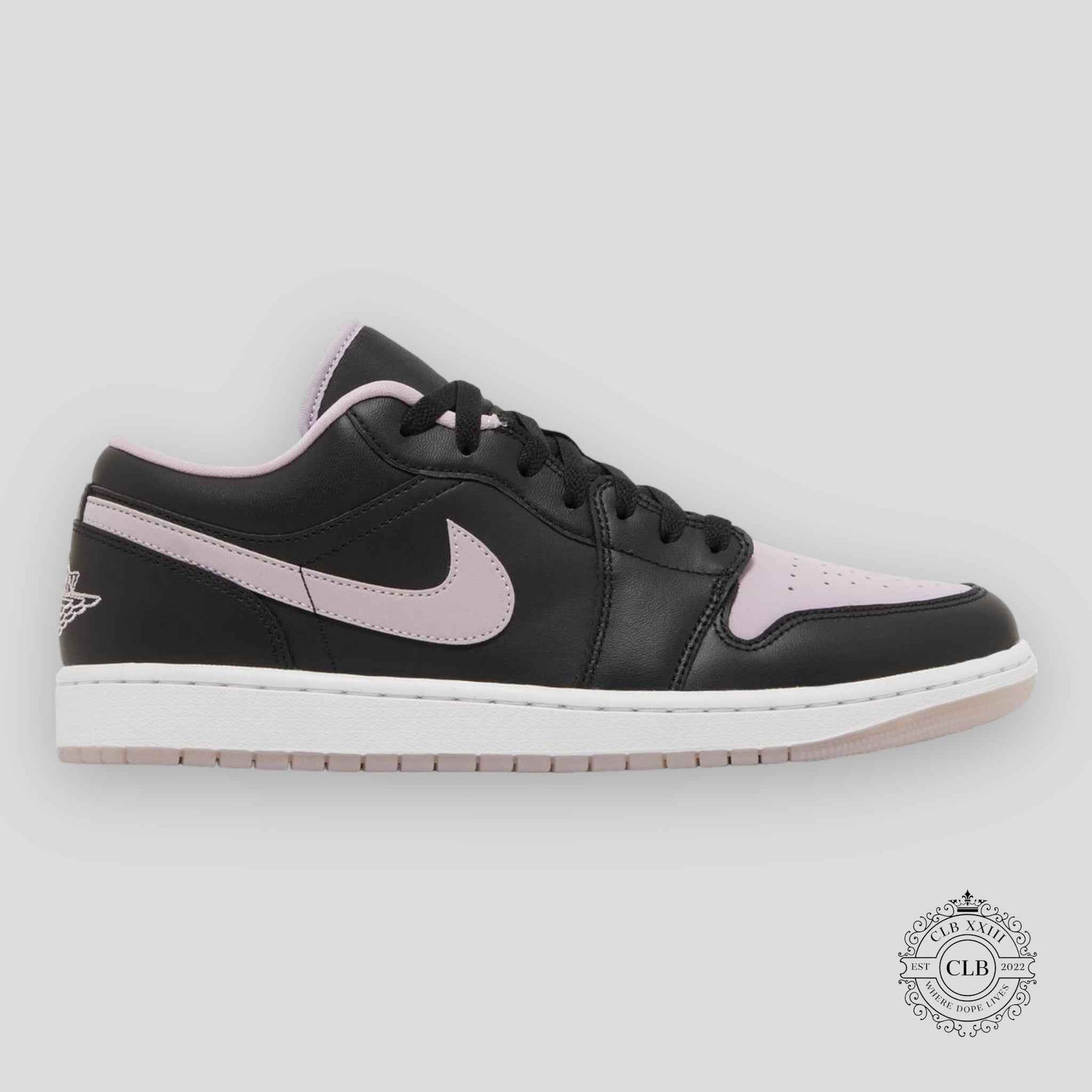 AIR JORDAN 1 LOW SE (GS) "BLACK ICED LILAC"