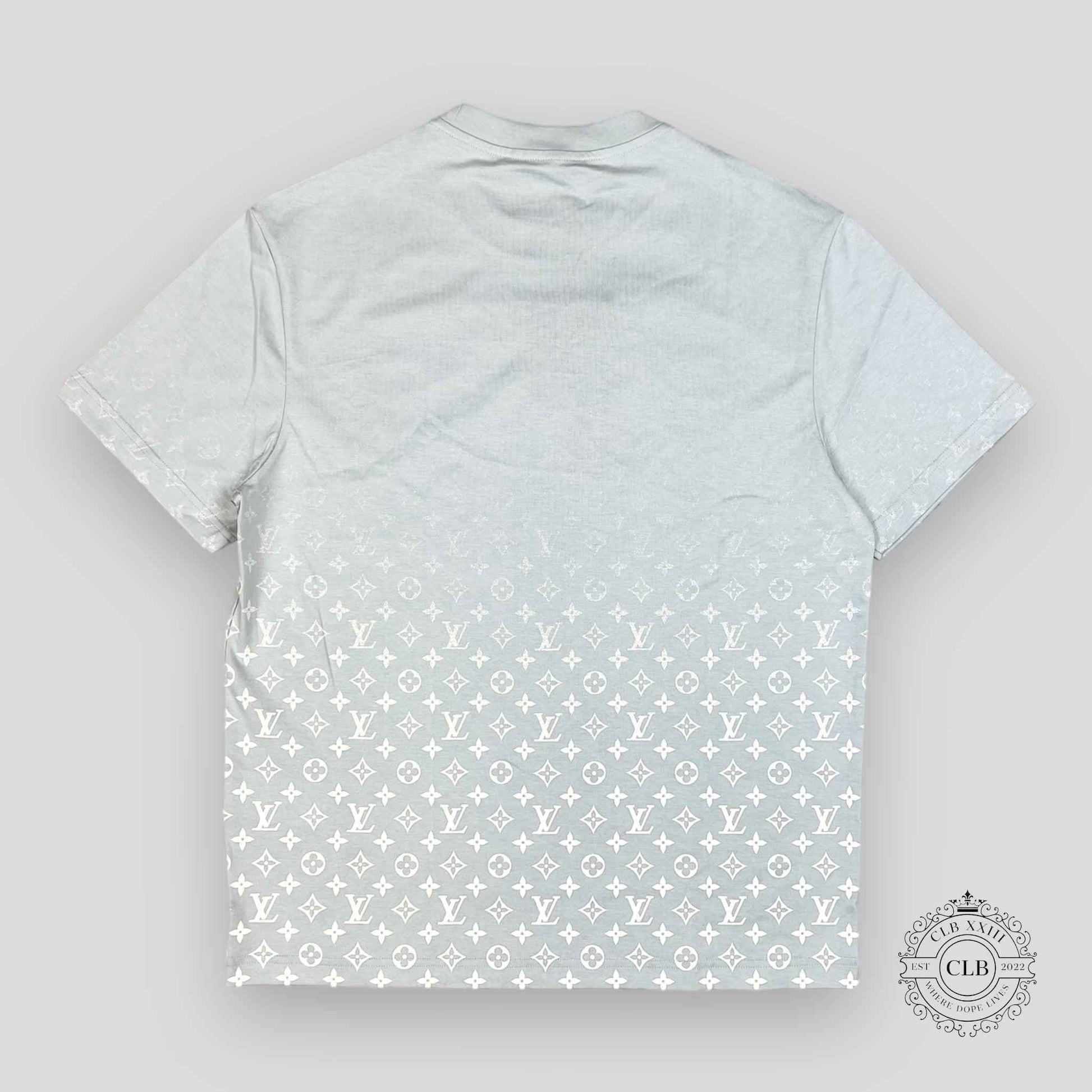 Louis Vuitton Gradient Monogram T-Shirt in Light Blue
