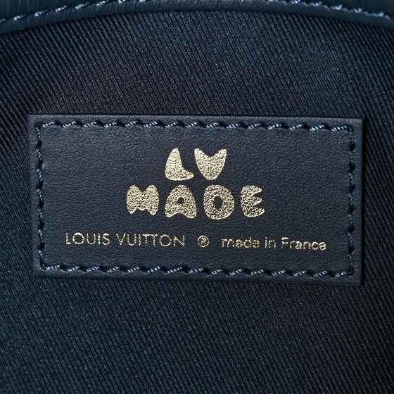 LOUIS VUITTON X NIGO DENIM DRIP KEEPALL BANDOULIERE 50 BLUE