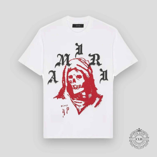AMIRI WES LANG SOLAR KINGS TEE - WHITE