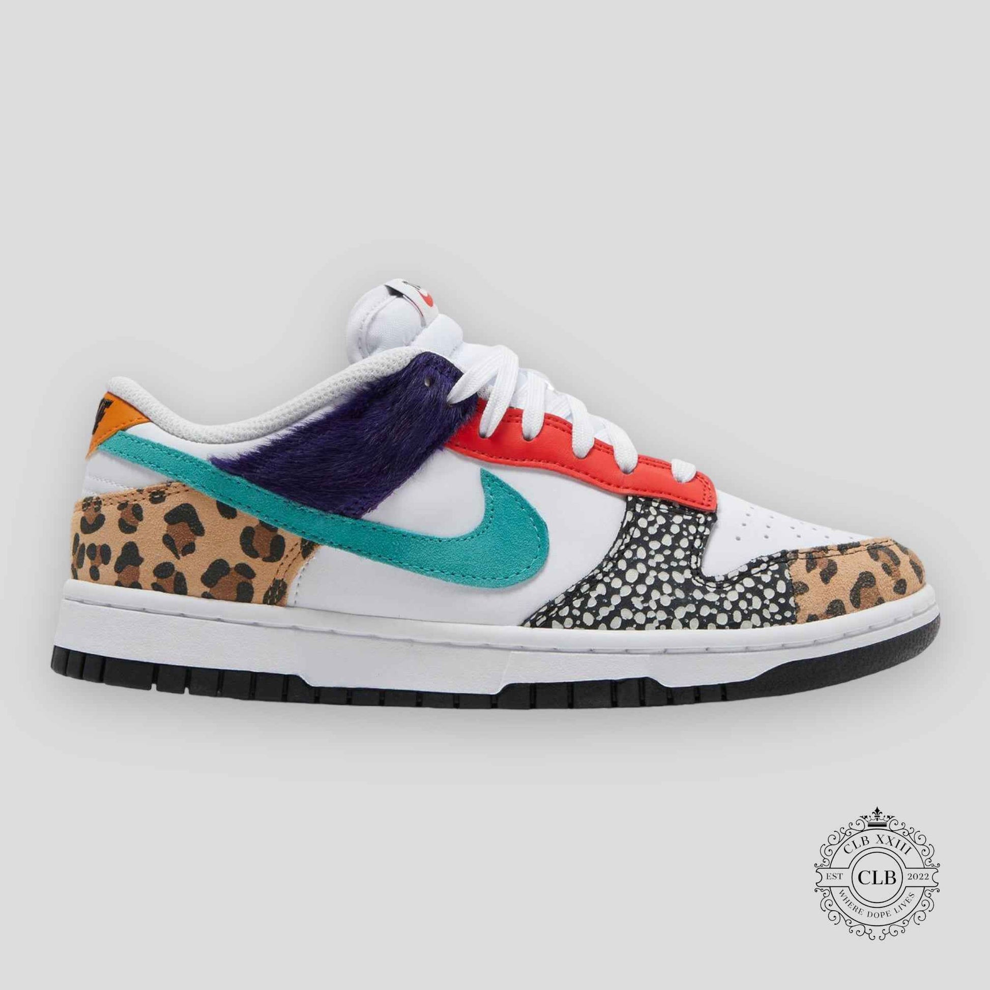 NIKE DUNK LOW (W) "SAFARI MIX"