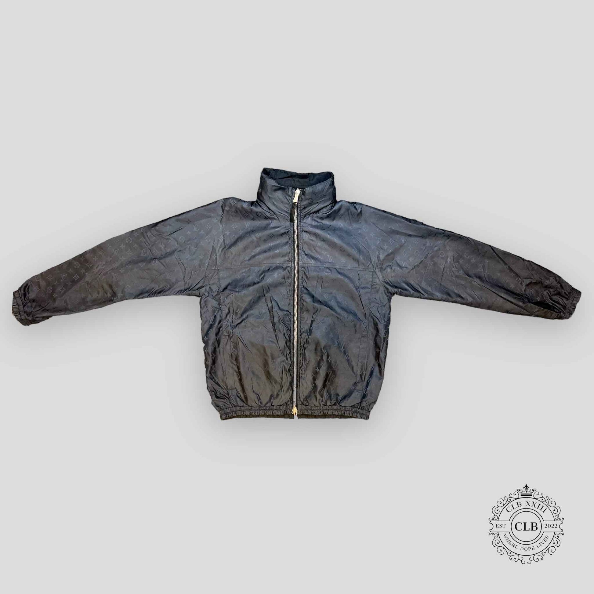 Louis Vuitton Monogram Reversible Windbreaker in Black