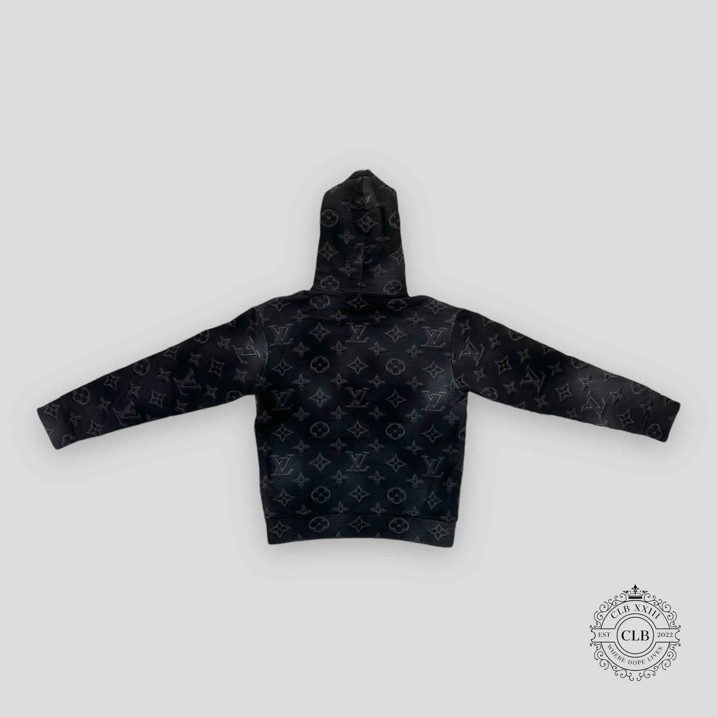 Louis Vuitton 2054 3D Monogram Hoodie in Grey