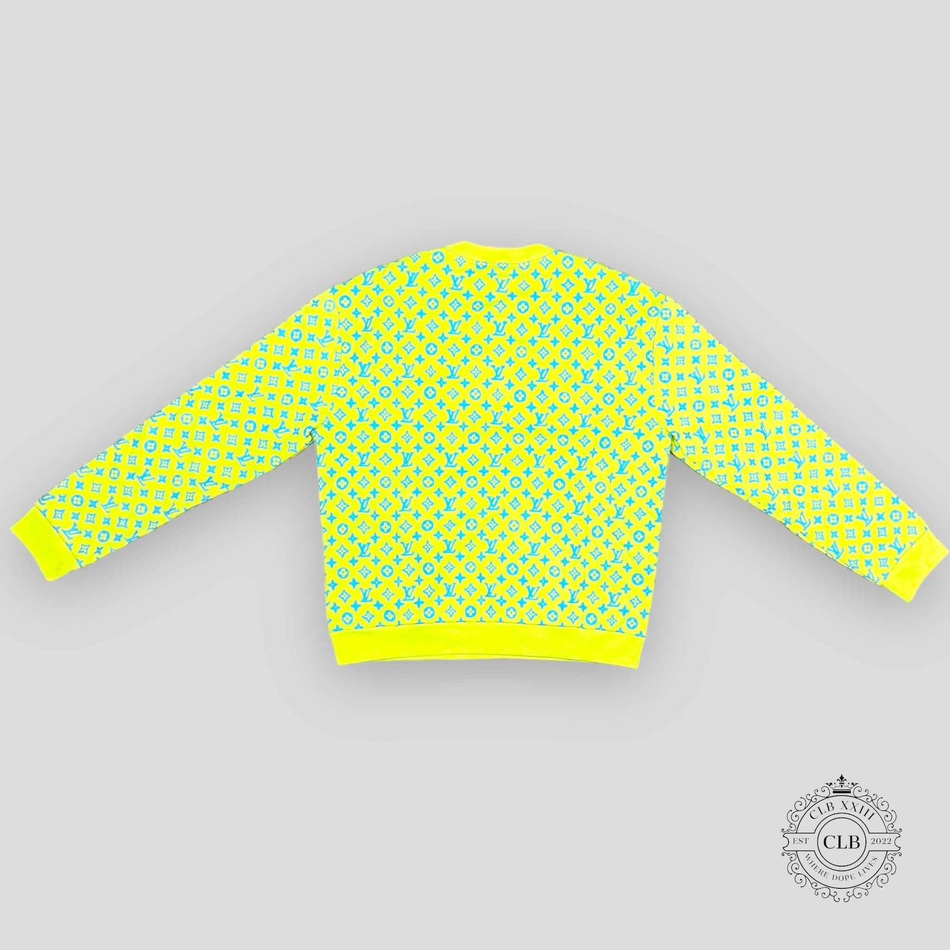 Louis Vuitton Monogram Sweater in Yellow / Blue