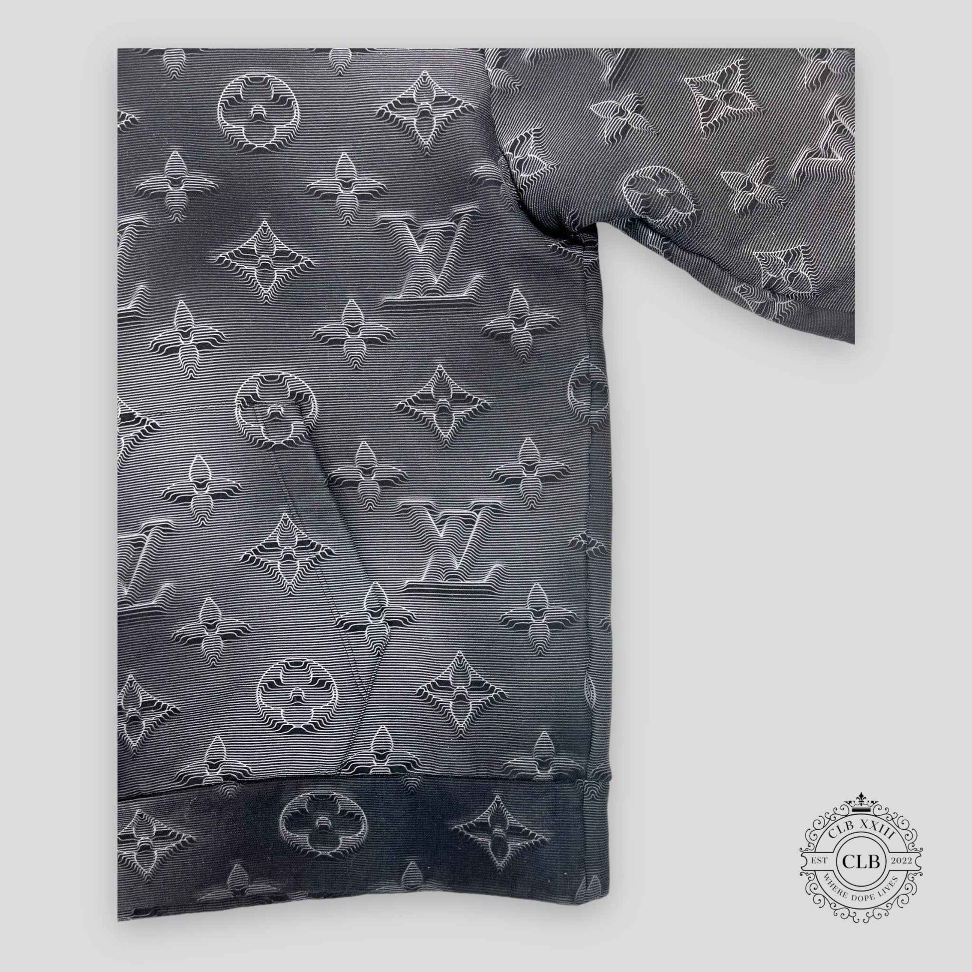 Louis Vuitton 2054 3D Monogram Hoodie in Grey