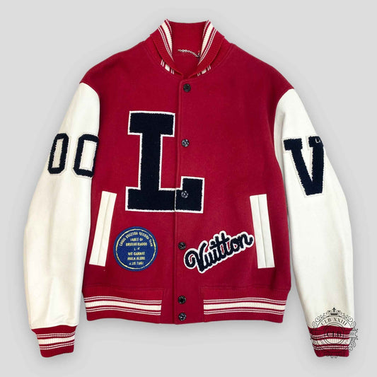 LOUIS VUITTON MLK DREAMING VARSITY JACKET - RED