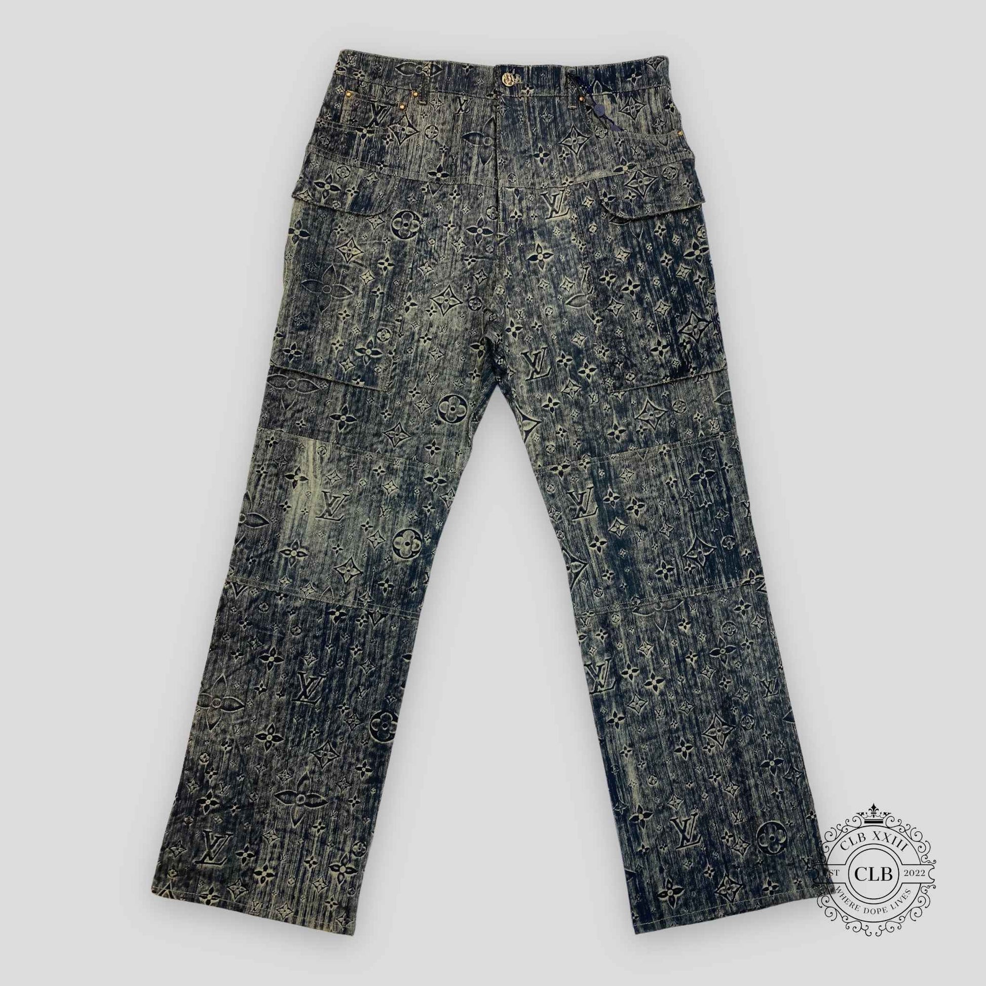 Louis Vuitton Monogram Tailored Denim Jeans
