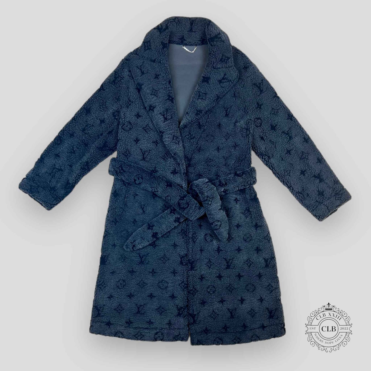Louis Vuitton Monogram Shearling Overcoat