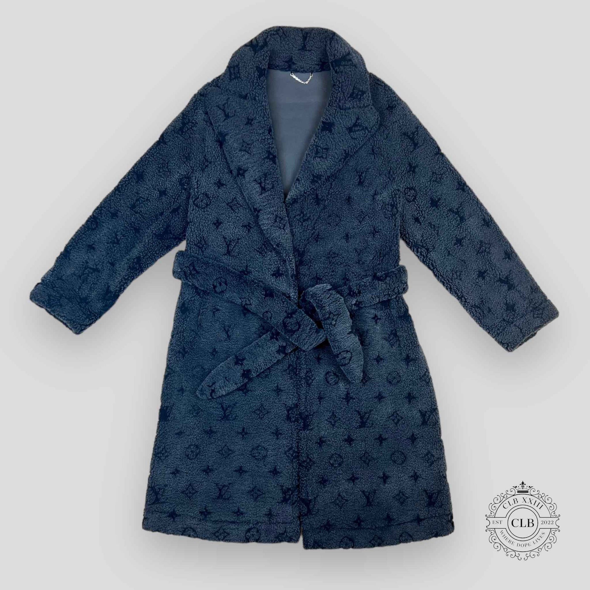 Louis Vuitton Monogram Shearling Overcoat