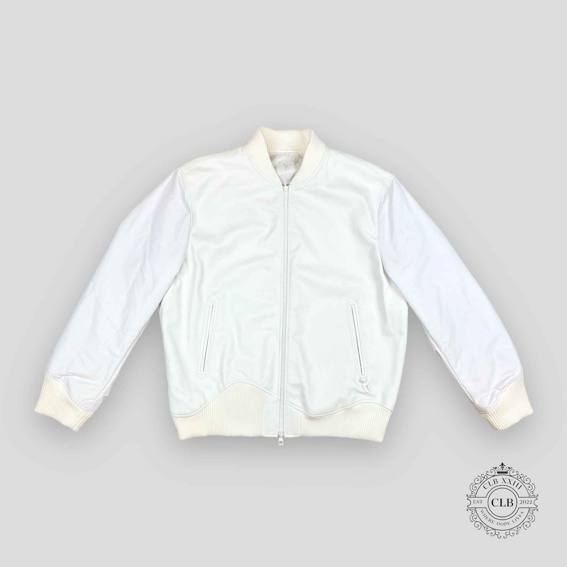 Louis Vuitton Reversible Leather & Nylon Mix Bomber Jacket