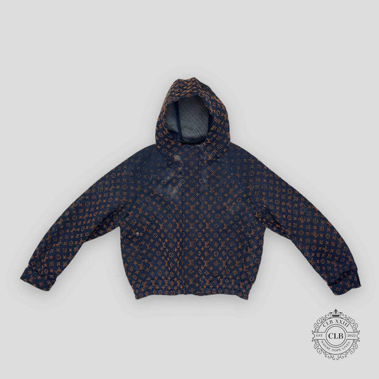 LOUIS VUITTON MONOGRAM MESH ZIP BLOUSON