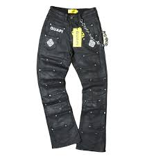 GUAPI Jeans Studded Graphic