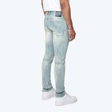 SMOKE RISE Jeans Slim Fit Light Wash