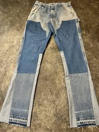 PAPER MONEY Jeans Patchwork Panel