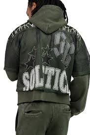 SMOKE RISE Hoodie Graphic Layered
