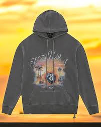 KSUBI Hoodie Graphic Print Vintage Washed