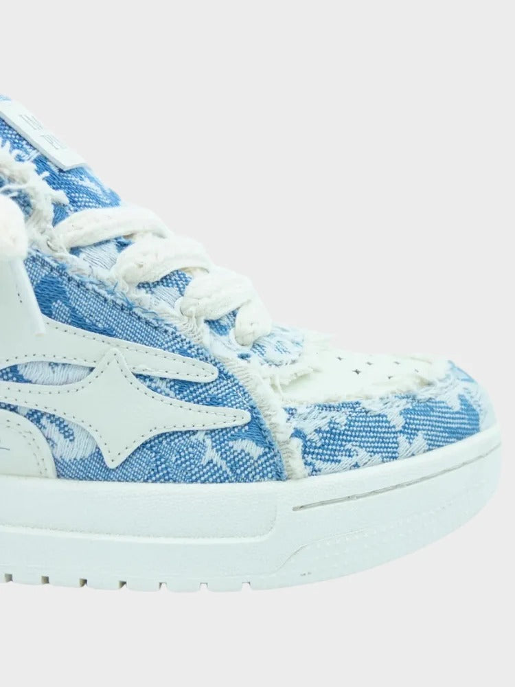 Broken Stars Sneakers - Indigo Blue