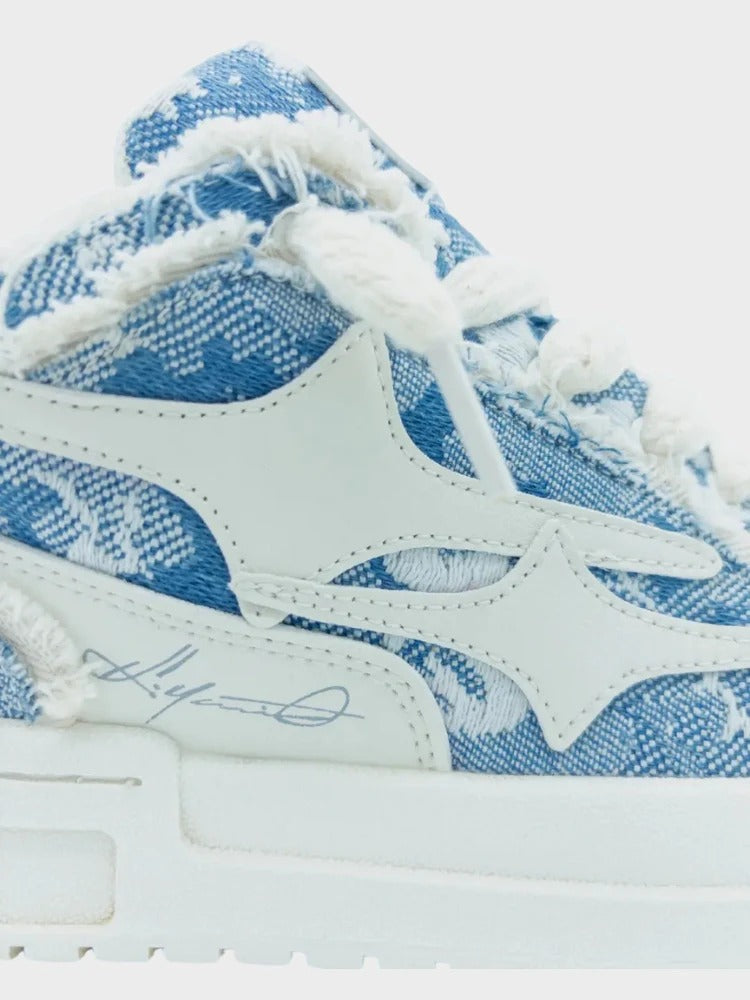 Broken Stars Sneakers - Indigo Blue