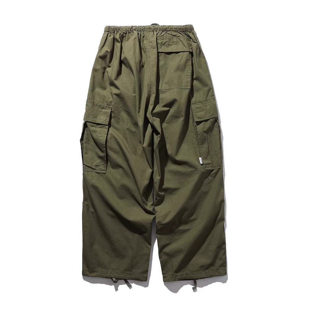 Loose Fit Cotton Baggy Cargo Pants