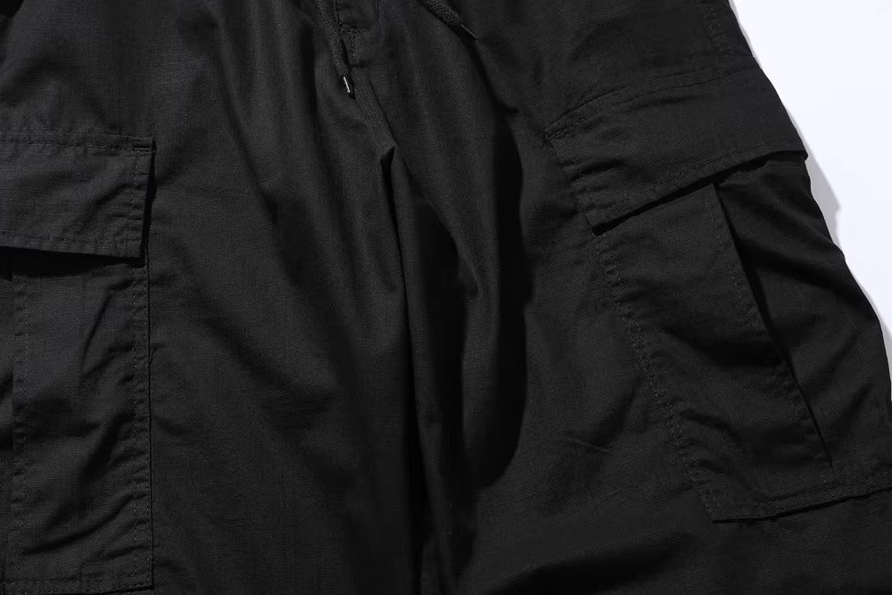 Loose Fit Cotton Baggy Cargo Pants